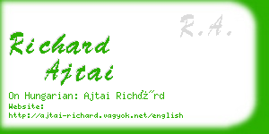 richard ajtai business card